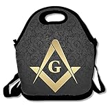 アメリカ 友愛結社 米国 宗教 お弁当バッグ ランチバッグ ベビー用バッグ One Size ブラック