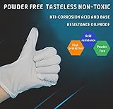 100% Premium Nitrile Rubber Gloves,Powder Free,Food Safe,Medical Grade,Prevent Skin Allergies,Superi