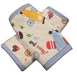 よだれパッド　抱っこ紐 (青)