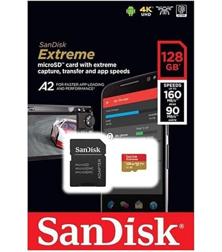 Amazon | SanDisk ( サンディスク ) 128GB Extreme microSDXC A2