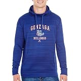 ゲームGonzaga University GU Bulldogsパフォーマンスフード付きスウェットシャツ – サファイア S