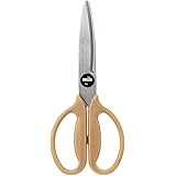 プラス キッチンバサミ 料理ばさみ 分解 食洗機対応 フィットカットカーブ アウトドア向けパッケージ サンドベージュ 切れ味継続 35679