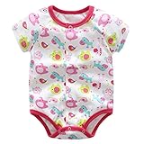 Zhhlaixing 高品質の Baby Boy Girl Unisex Short Sleeve Bodysuit Summer Newborn Romper Clothing