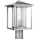 Sea Gull Lighting 82027-57 Outdoor Post Mount, Weathered Pewter Finish照明屋外ポストマウント [並行輸入品]