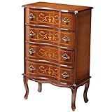 ヴェローナクラシック 猫脚 4段 チェスト 幅58cm[■]