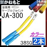 三立電器 60000-099 ケーブルジョイント キャプタイヤ 38SQ カラー 1組(2本) 青色