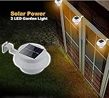 Solar Powered Led Fence Light Outdoor Garden Wall Lobby Pathway (Usa)