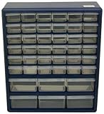 14.5 X 16.5 X 6 "デラックスOrganizer forクラフトテーブルまたはワークベンチwith 42クリアプラスチック引き出し