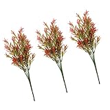 Baosity 3本　人工植物　春の草　花瓶挿し　部屋　装飾　
