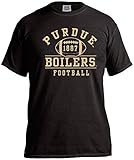 NCAAレトロFootball半袖快適カラーTee L ブラック