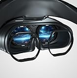 Ligoe PS VR2と互換性の普通メガネ、ブルーライト99%カットフィルター、VR軽量磁性アンチスクラッチ眼鏡フレーム、1個入 (左目用, -4.00)