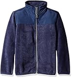 The Children's Place Big Boys' Basic Fleece Trail Jacket Tidal Medium/7/8 [並行輸入品]