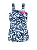 Little Lass乳児幼児用女の子デニム花柄ロンパース洋服24か月