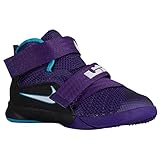 （ナイキ）Nike Product 10.0 Court PurpleWhiteBlackBlue Lagoon soldier シューズ レブロン ジェームス ix boys' toddler ベビ