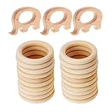 Lovoski 木製　象形状　ティースリング　おしゃぶり　赤ちゃん　歯おもちゃ　形状認識