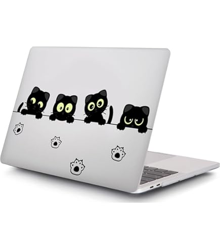 QCzyc Compatible With MacBook Air 13 Inch Case 2022, 2021-2018 M1 A2337 A2179 A1932 Wild Animal Plastic Shell Case &Keyboard Cover&Mac OS Keyboard Sticker (Tigers - View #11