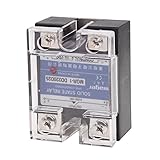 TOOGOO DC～DC 単相ソリッドステートリレー SSR 25A 3-32V 5-220V w 透明カバー