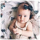 全6柄 ベビー おくるみ モスリンコットン 赤ちゃん ブランケット バスタオル 柔らかく ガーゼ 毛布 花柄 北欧 INS 人気 撮影小物 出産祝い プレゼント (盆栽)