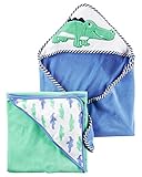カーターズ Carter's フード付き タオル 2-Pack Alligator Hooded Towels フリーサイズ [並行輸入品]