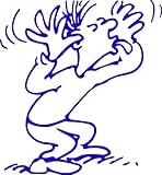 Funny – キッズ男の子ベッド部屋 – 画像アート – Peel & Stickビニール壁デカールステッカーサイズ: 16インチx 20インチ – 22 Colors Available