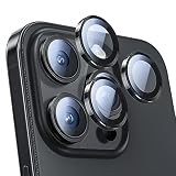 NIMASO カメラフィルム iPhone15Pro/15ProMax用 全面保護 カメラレンズ アルミ合金製＋強化ガラス レンズカバー キズ防止 耐衝撃 露出オーバー防止 アイフォン15プロ/15プロマックス 対応 NCM23H766