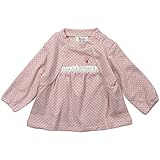 《秋冬春対応》(日本製) Pample Mousse(パンプルムース) フライスドット柄オーバーブラウス 95cm/PK NO.DP-73261