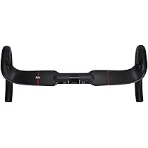 フルカーボンハンドル ドロップ ロードバイク用内蔵4穴31.8×420mmレッド TOSEEK ハンドル カーボンハンドル ZXB-TWO カーボン ドロップ