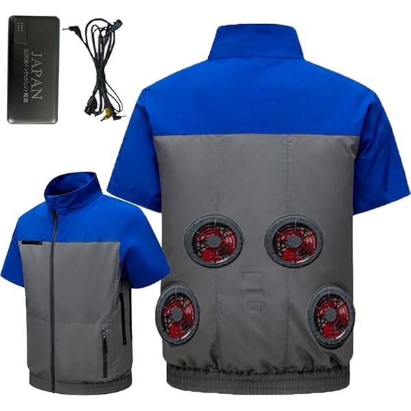 Amazon.co.jp: [Hon&Guan] ファン付きベスト (XL,グレー) : ファッション