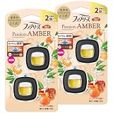 ファブリーズ 【まとめ買い】 消臭芳香剤 車用 イージークリップ パッションアンバー 2.4mLｘ4個