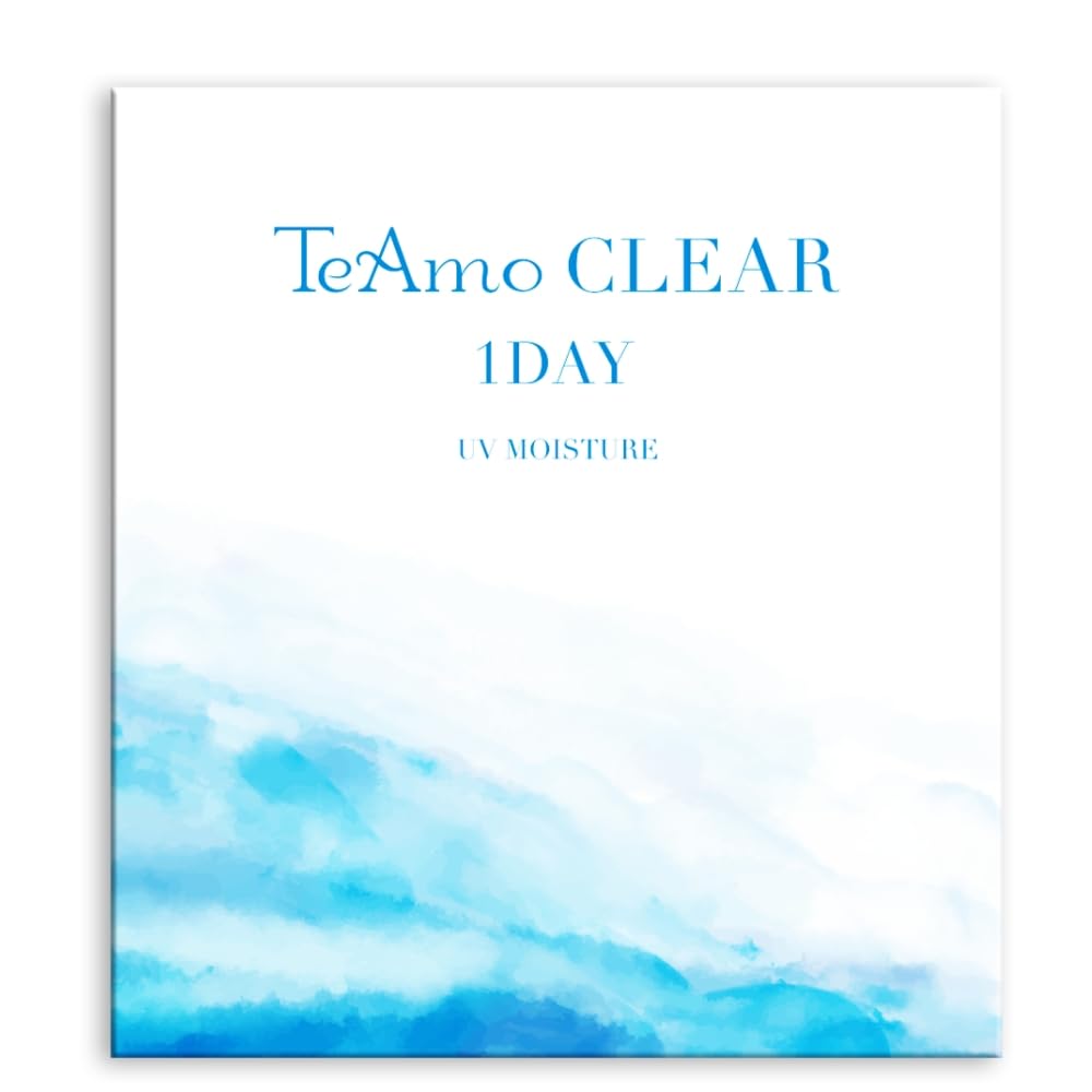 TeAmo 1DAY CLEAR 低含水 【30枚×1箱】 1日使い捨て コンタクト 【BC】 8.6 【PWR】 -3.00