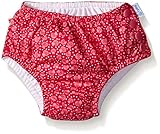 アイプレイ iplay オムツ機能付 水遊び用パンツ スイムダイパー スイミングパンツ 女の子 M:12ヶ月 FuchsiaCabanaGeo