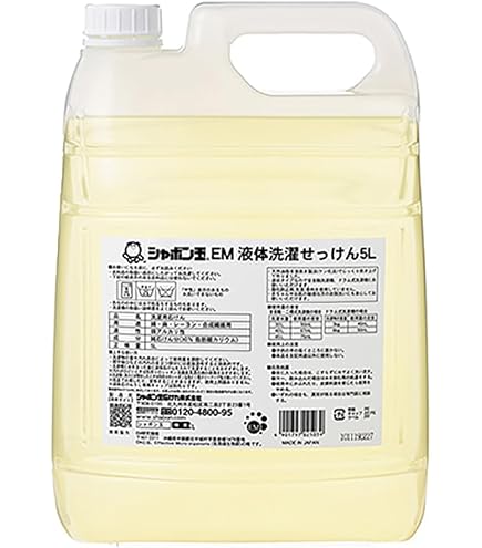 Amazon.co.jp: シャボン玉 スノール 5L（大容量用キャップ付き）2個