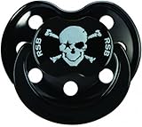 Rock Star Baby Pirate Skull Silicone Pacifier by Rock Star Baby [並行輸入品]