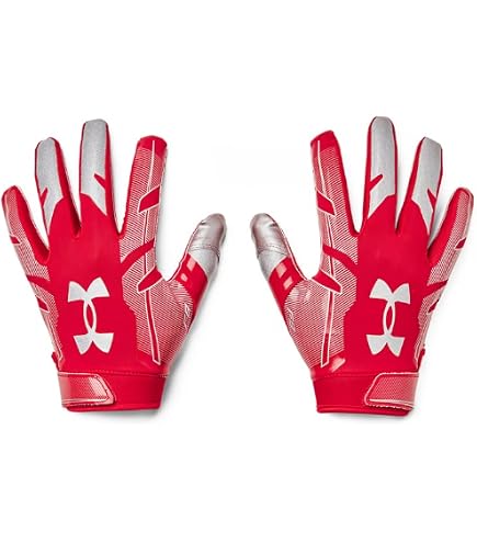 Amazon.co.jp: Under Armour Boys' F8 Football Gloves , Red (600