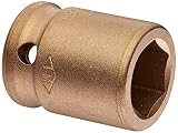 Ampco Safety Tools I-3/4D22MM Socket, Impact, Non-Sparking, Non-Magnetic, Corrosion Resistant, 3/4 D