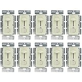 Sunlite、スライドDimmer with LED / On / Offスイッチ 10 Pack E1030/I/10PK 10