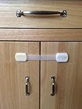 Play-Proof Slide Lock Child Baby Safety Latches for Cabinets Refrigerators Drawers Earthquake with Q