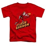 Flash Gordon Toddlers Zang Tシャツ カラー: レッド