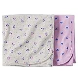 カーターズ Carter's おくるみ 多目的 ブランケット 2枚組 89cm x 89cm 綿100% 2-Pack Swaddle Blankets フリーサイズ