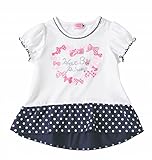 ミキハウス ホットビスケッツ(MIKIHOUSE HOT BISCUITS) 裾ドットフリル キャビットちゃん半袖Tシャツ 72-5209-786 120cm 紺