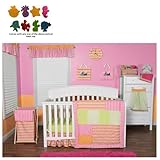 SAVANNAH - 3 PIECE CRIB BEDDING SET & PURCHASECORNER TOY BUNDLE by Trend Lab [並行輸入品]