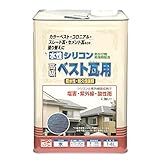 ニッペ 水性シリコンベスト瓦用 14L 安田色