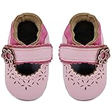 Kimi + Kai Kids Soft Sole Leather Crib Bootie Shoes - 12-18 Months