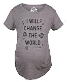 Crazy Dog T-Shirts SHIRT レディース US サイズ: Large/Maternity Fit カラー: グレー