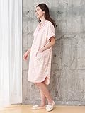 犬印本舗 fairy フェアリー マタニティ 授乳しやすい 産後も便利な バスローブ ポンチョ 産前 産後 M～L ライトピンク 22588 22588102