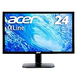 Acer モニター ディスプレイ AlphaLine 24インチ KA240Hbmidx フルHD TN HDMI DVI D-Sub スピーカー内蔵 ブルーライト軽減 VESA対応