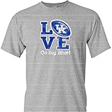 UK Love Footballスポーツグレー半袖Tシャツの上に L グレイ