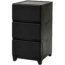 Amazon｜ビーワーススタイル 中が透けない 壁付き チェスト ワイド 3段