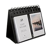 HAOCOO 68 Pockets Photo Album Book Album For Fujifilm instax mini7s 8 25 50s 90 Film (Black) by HAOC