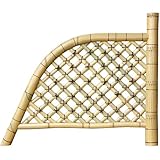 白光悦寺垣　幅6尺　W180cm×H118cm